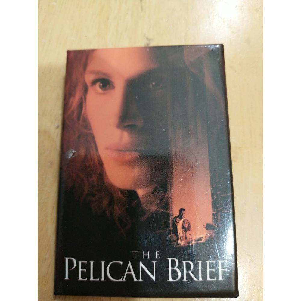 1993 The Pelican Brief Movie Promo Button Badge Pinback Vintage Original